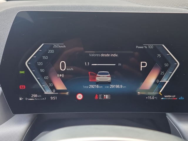 BMW Serie 2 218d Active Tourer color Blanco. Año 2023. 110KW(150CV). Diésel. En concesionario GANDIA Automoviles Fersan, S.A. de Valencia