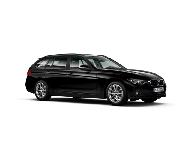 BMW Serie 3 318d Touring color Negro. Año 2018. 110KW(150CV). Diésel. En concesionario Móvil Begar Alicante de Alicante