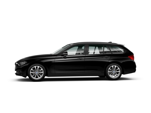 BMW Serie 3 318d Touring color Negro. Año 2018. 110KW(150CV). Diésel. En concesionario Móvil Begar Alicante de Alicante