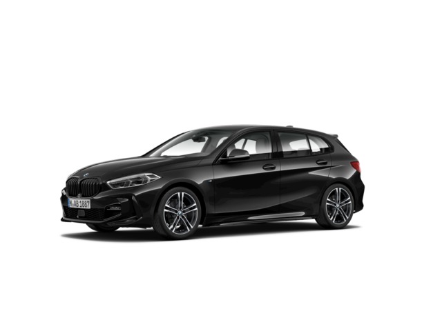 BMW Serie 1 118i color Negro. Año 2024. 103KW(140CV). Gasolina. En concesionario BMW Marcos Automoción de Valencia