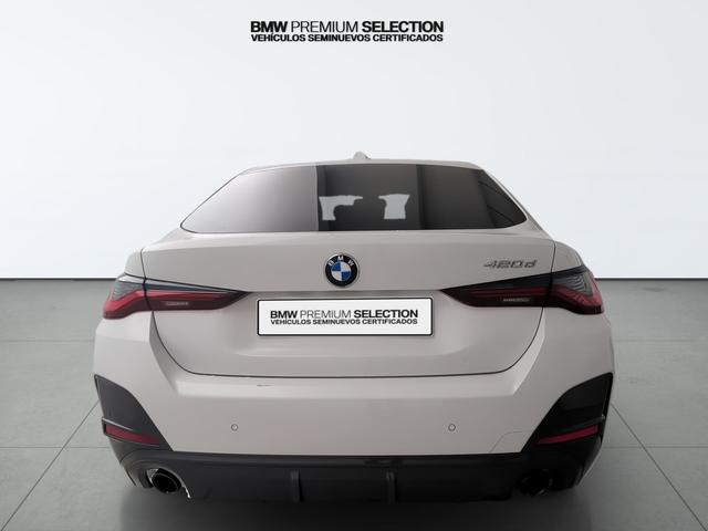 BMW Serie 4 420d Gran Coupe color Blanco. Año 2024. 140KW(190CV). Diésel. En concesionario Automotor Premium Viso - Málaga de Málaga