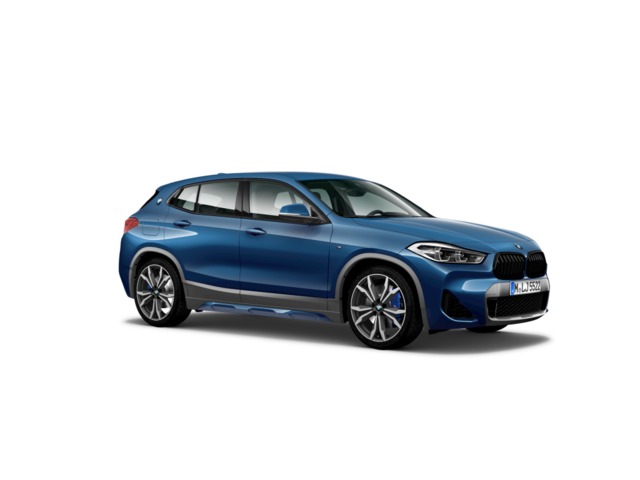 BMW X2 sDrive18d color Azul. Año 2021. 110KW(150CV). Diésel. En concesionario BMW Marcos Automoción de Valencia