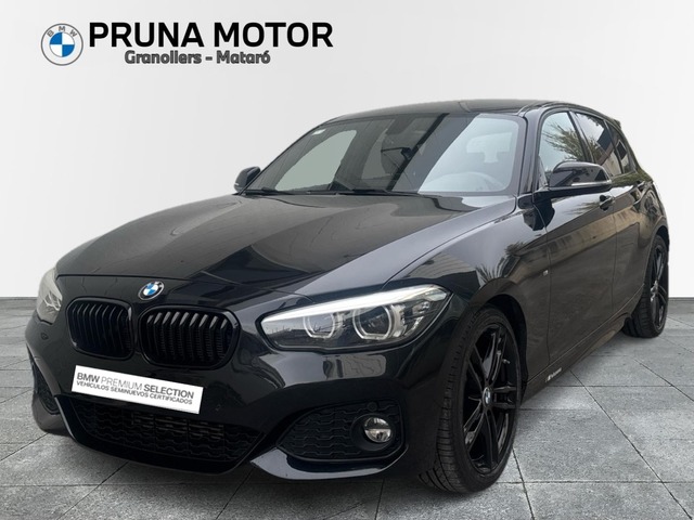 BMW Serie 1 118d color Negro. Año 2018. 110KW(150CV). Diésel. En concesionario Pruna Motor de Barcelona