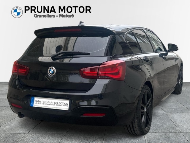 BMW Serie 1 118d color Negro. Año 2018. 110KW(150CV). Diésel. En concesionario Pruna Motor de Barcelona