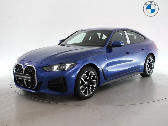 BMW Serie 4 420d Gran Coupe color Azul. Año 2025. 140KW(190CV). Diésel. En concesionario BYmyCAR Madrid - Algete de Madrid