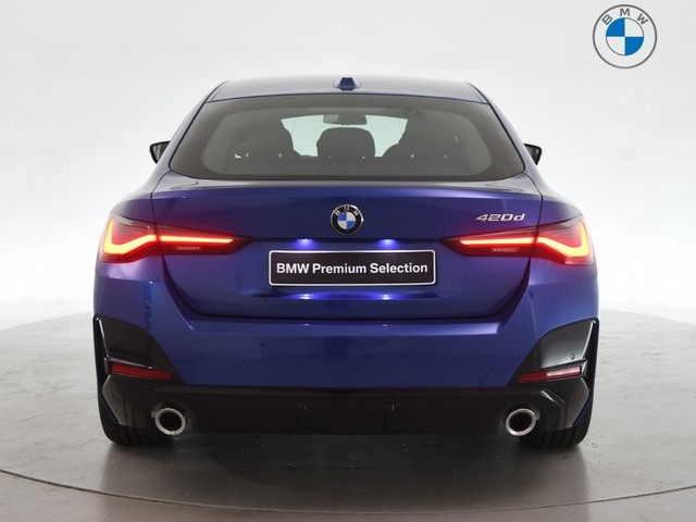 BMW Serie 4 420d Gran Coupe color Azul. Año 2025. 140KW(190CV). Diésel. En concesionario BYmyCAR Madrid - Algete de Madrid