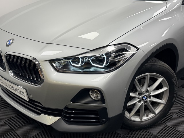 BMW X2 sDrive18d color Gris Plata. Año 2019. 110KW(150CV). Diésel. En concesionario Maberauto de Castellón