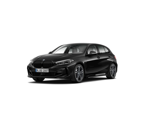 BMW Serie 1 118i color Negro. Año 2024. 100KW(136CV). Gasolina. En concesionario Augusta Aragon S.A. de Zaragoza