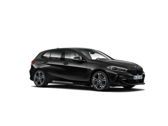 BMW Serie 1 118i color Negro. Año 2024. 100KW(136CV). Gasolina. En concesionario Augusta Aragon S.A. de Zaragoza
