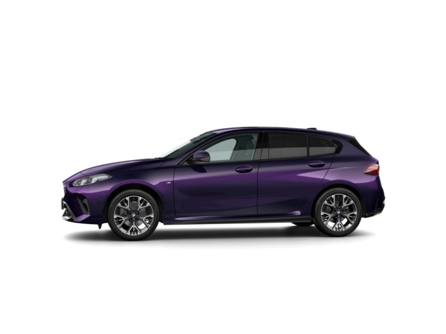 BMW Serie 1 120i color Violeta. Año 2025. 125KW(170CV). Gasolina. En concesionario Movilnorte El Carralero de Madrid