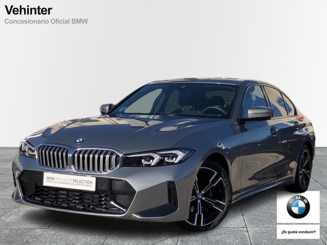 BMW Serie 3 318d color Gris. Año 2025. 110KW(150CV). Diésel. En concesionario Vehinter Getafe de Madrid