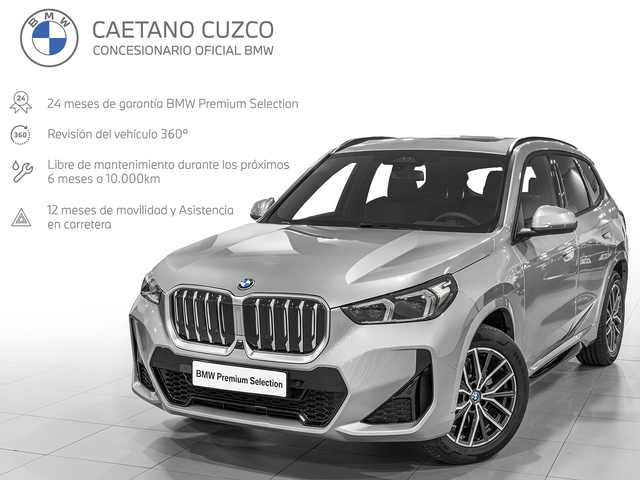 BMW X1 xDrive25e color Gris Plata. Año 2025. 180KW(245CV). Híbrido Electro/Gasolina. En concesionario Caetano Cuzco, Alcalá de Madrid