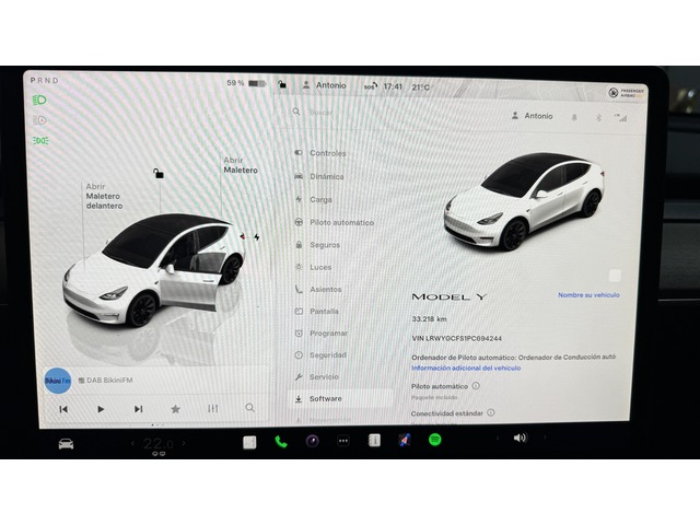 Tesla Model Y Tracción Trasera RWD 255 kW (347 CV)