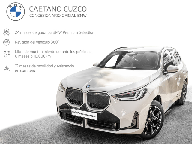 BMW X3 xDrive20d color Gris. Año 2025. 145KW(197CV). Diésel. En concesionario Caetano Cuzco, Alcalá de Madrid
