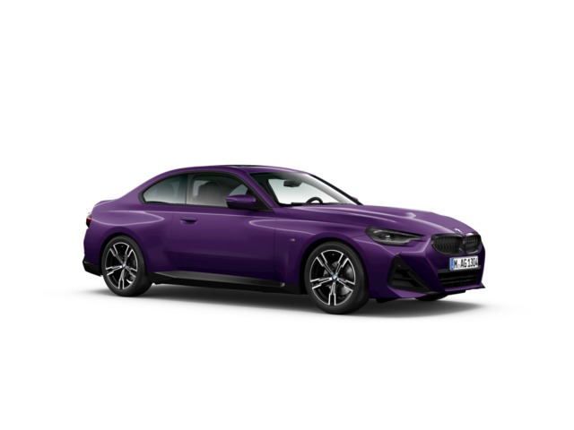 BMW Serie 2 220i Coupe color Violeta. Año 2023. 135KW(184CV). Gasolina. En concesionario Caetano Cuzco, Alcalá de Madrid