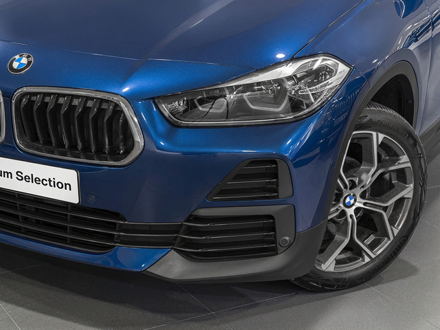 BMW X2 xDrive20d color Azul. Año 2022. 140KW(190CV). Diésel. En concesionario Caetano Cuzco, Alcalá de Madrid