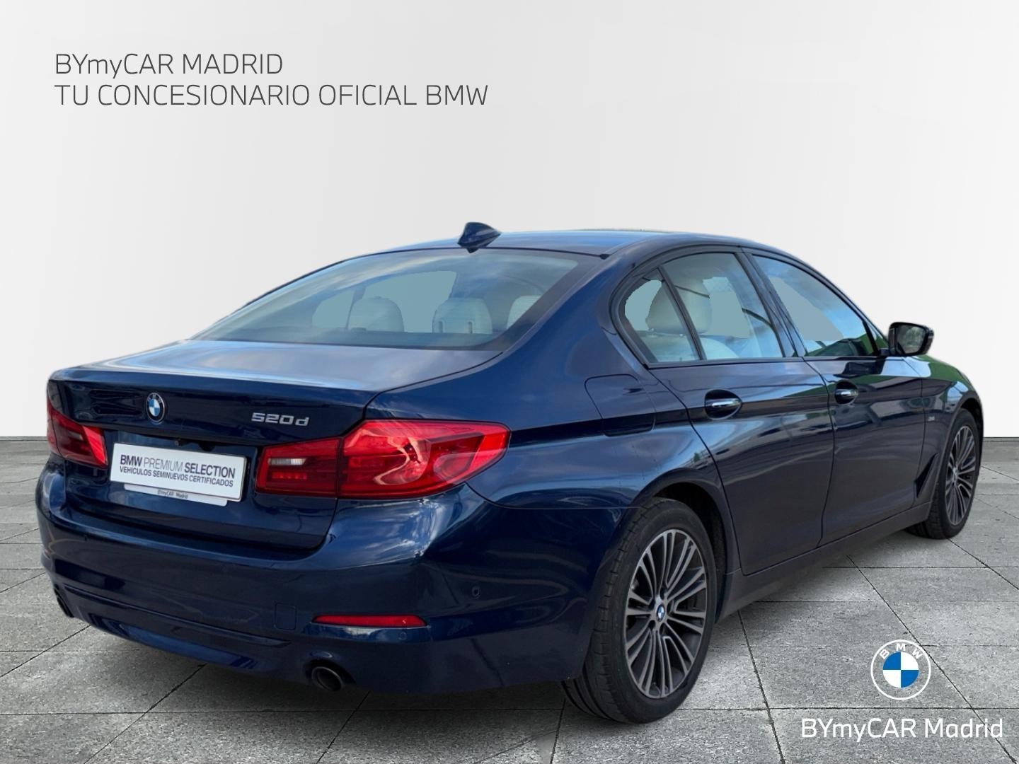 BMW Serie 5 520d color Azul. Año 2021. 140KW(190CV). Diésel. En concesionario BYmyCAR Madrid - Algete de Madrid