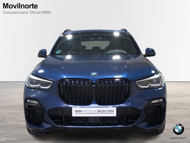 BMW X5 xDrive30d color Azul. Año 2020. 195KW(265CV). Diésel. En concesionario Movilnorte El Carralero de Madrid