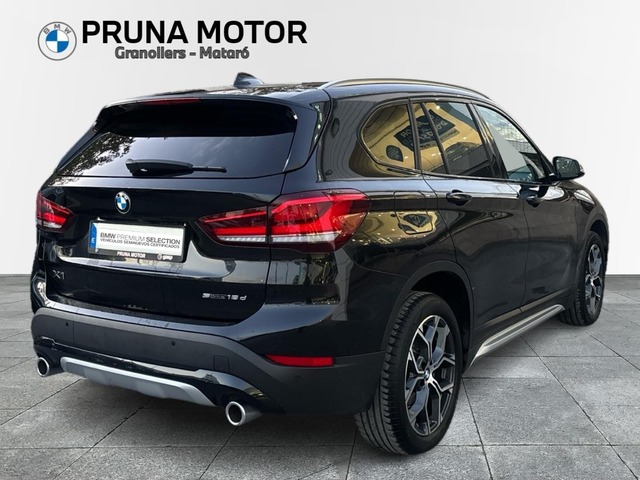 BMW X1 sDrive18d color Negro. Año 2022. 110KW(150CV). Diésel. En concesionario Pruna Motor, S.L de Barcelona
