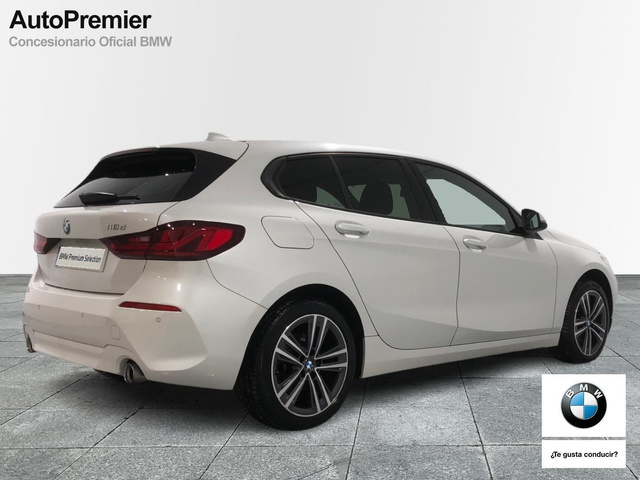 BMW Serie 1 118d color Blanco. Año 2021. 110KW(150CV). Diésel. En concesionario Auto Premier, S.A. - MADRID de Madrid