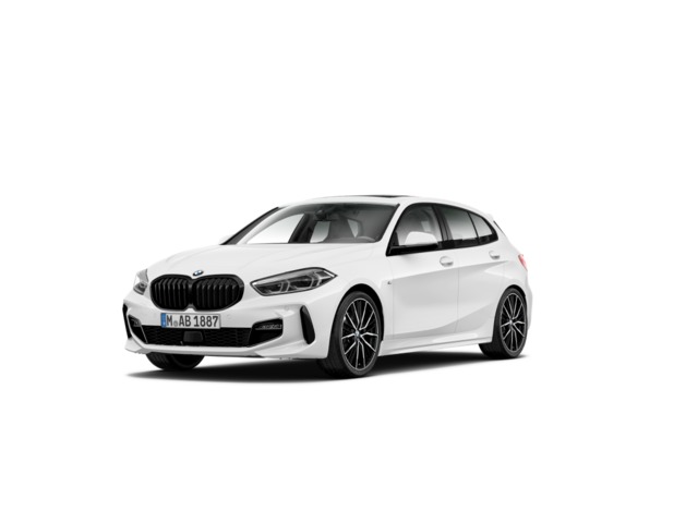 BMW Serie 1 118d color Blanco. Año 2021. 110KW(150CV). Diésel. En concesionario Augusta Aragon S.A. de Zaragoza