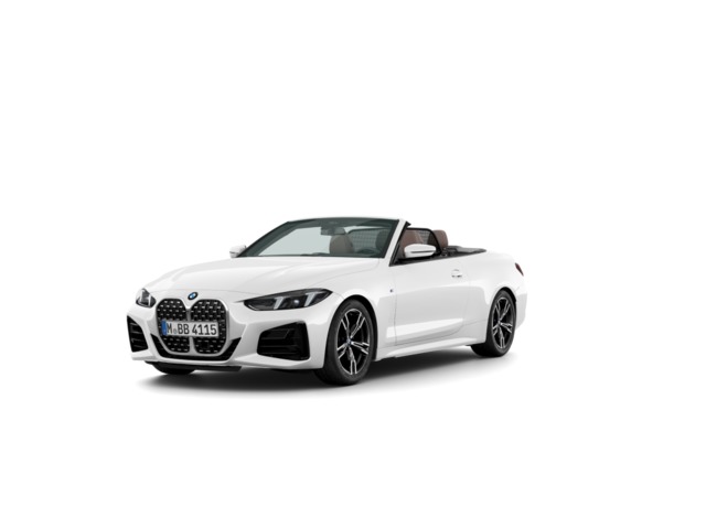 BMW Serie 4 420d Cabrio color Blanco. Año 2025. 140KW(190CV). Diésel. En concesionario Vehinter Getafe de Madrid