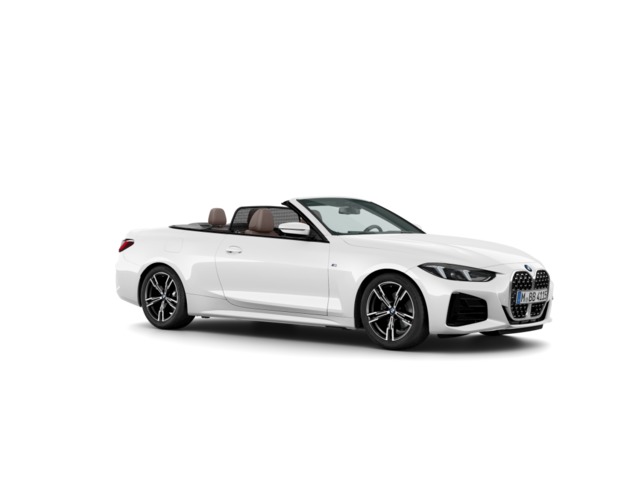 BMW Serie 4 420d Cabrio color Blanco. Año 2025. 140KW(190CV). Diésel. En concesionario Vehinter Getafe de Madrid