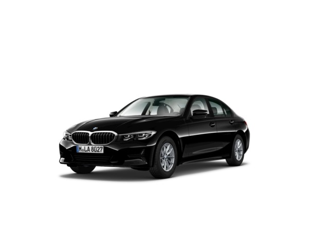 BMW Serie 3 318d color Negro. Año 2022. 110KW(150CV). Diésel. En concesionario Vehinter Getafe de Madrid