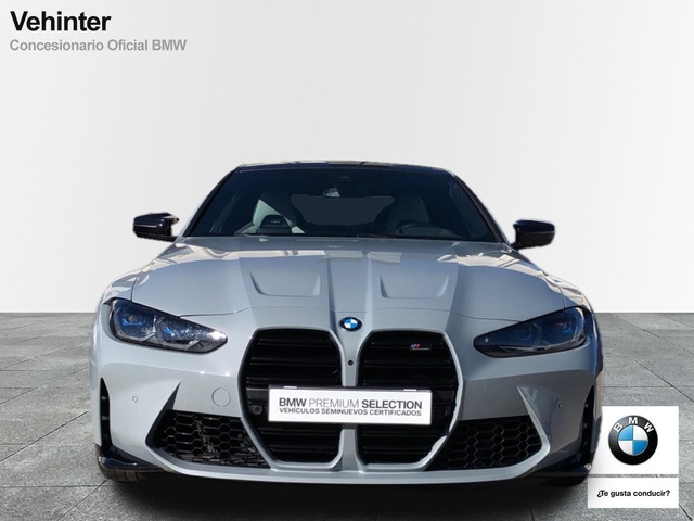 BMW M M4 Coupe Competition color Gris. Año 2021. 375KW(510CV). Gasolina. En concesionario Vehinter Getafe de Madrid