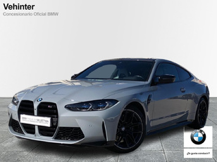 Fotos de BMW M M4 Coupe Competition color Gris. Año 2021. 375KW(510CV). Gasolina. En concesionario Vehinter Getafe de Madrid