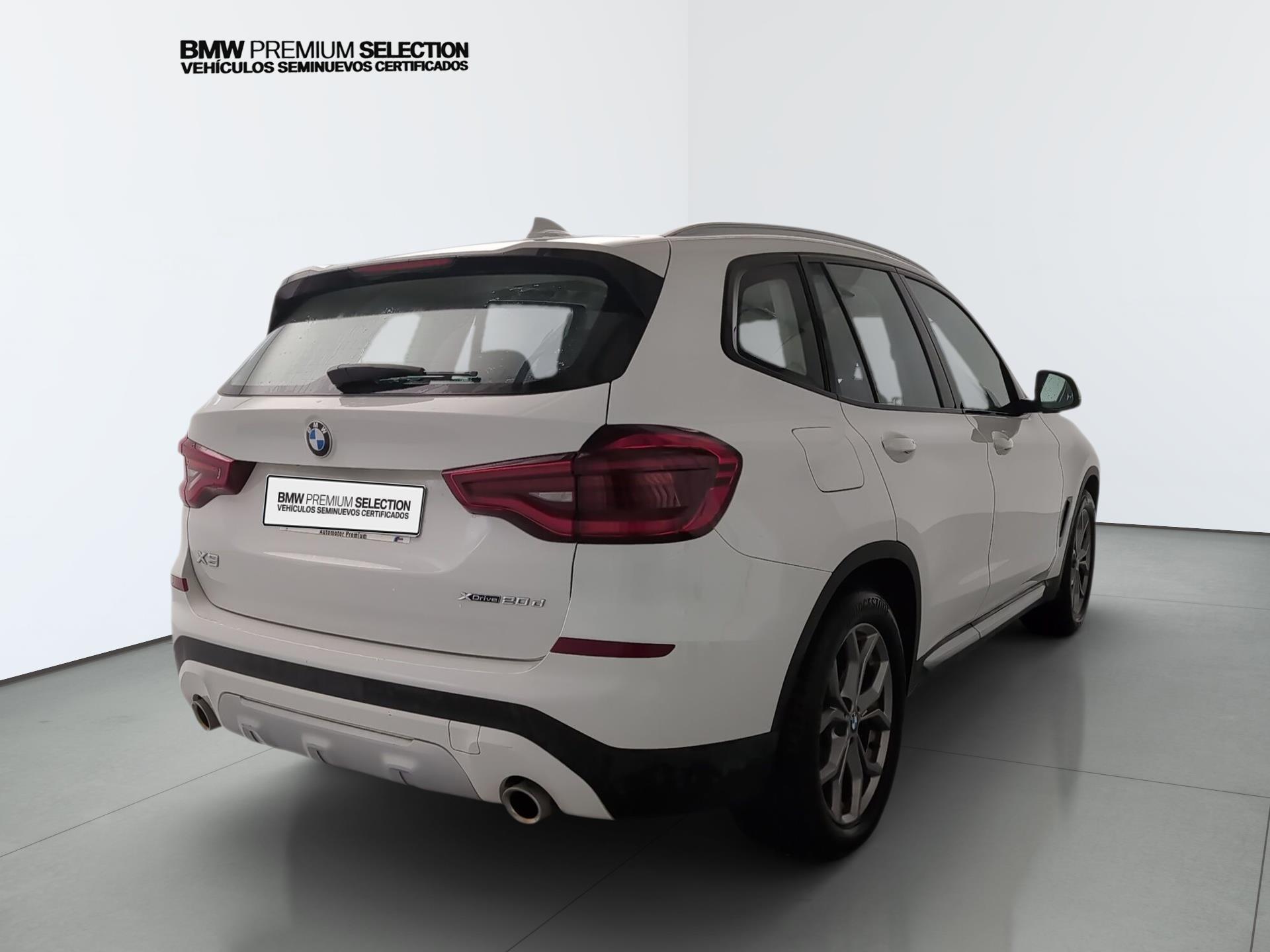 BMW X3 xDrive20d color Blanco. Año 2021. 140KW(190CV). Diésel. En concesionario Automotor Premium Velázquez - Málaga de Málaga