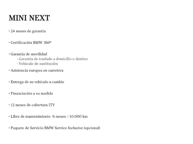 fotoG 9 del MINI MINI Cooper 5 Puertas C 115 kW (156 CV) 156cv Gasolina del 2025 en Valencia