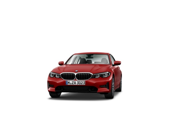 BMW Serie 3 318d color Rojo. Año 2020. 110KW(150CV). Diésel. En concesionario Hispamovil Elche de Alicante