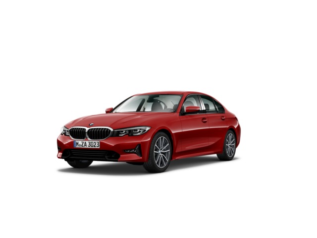 BMW Serie 3 318d color Rojo. Año 2020. 110KW(150CV). Diésel. En concesionario Hispamovil Elche de Alicante