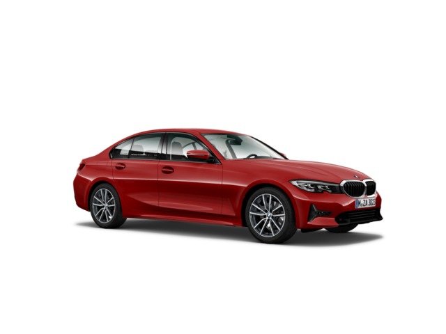 BMW Serie 3 318d color Rojo. Año 2020. 110KW(150CV). Diésel. En concesionario Hispamovil Elche de Alicante