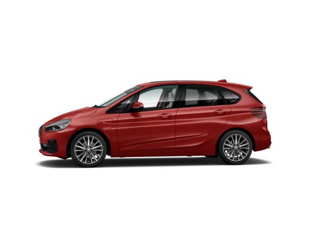 BMW Serie 2 225xe iPerformance Active Tourer color Rojo. Año 2019. 165KW(224CV). Híbrido Electro/Gasolina. En concesionario BYmyCAR Madrid - Algete de Madrid