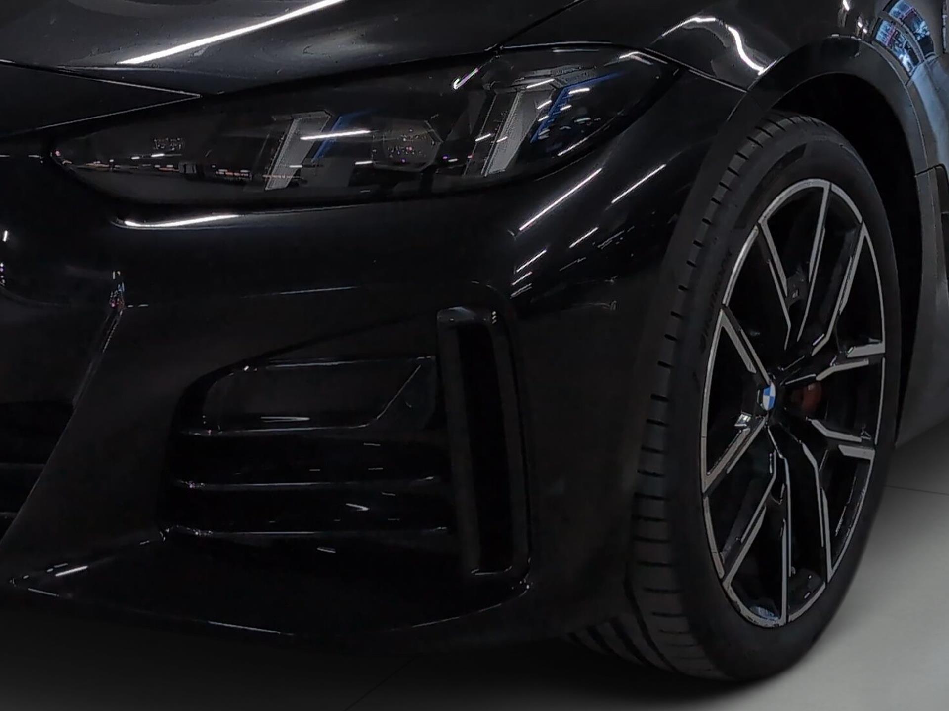 BMW Serie 4 420d Gran Coupe color Negro. Año 2025. 140KW(190CV). Diésel. En concesionario Automotor Premium Viso - Málaga de Málaga