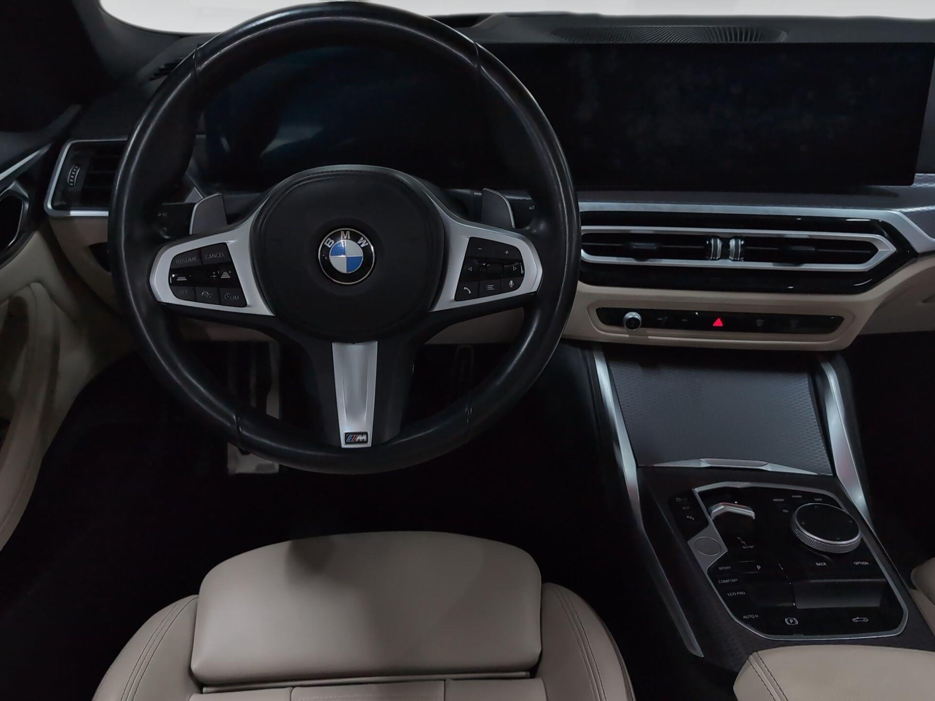 BMW Serie 4 420d Cabrio color Negro. Año 2024. 140KW(190CV). Diésel. En concesionario Automotor Premium Velázquez - Málaga de Málaga