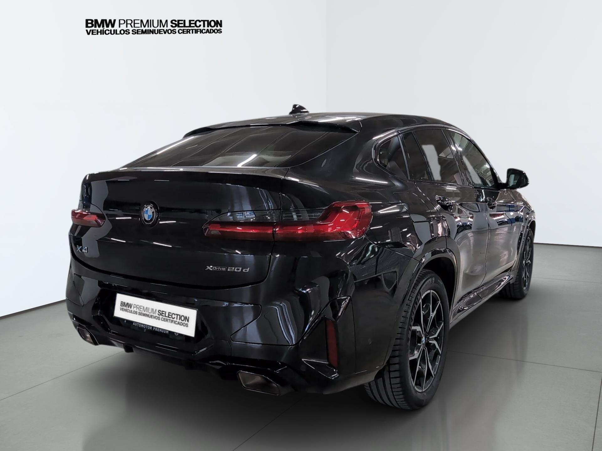 BMW X4 xDrive20d color Negro. Año 2025. 140KW(190CV). Diésel. En concesionario Automotor Premium Viso - Málaga de Málaga