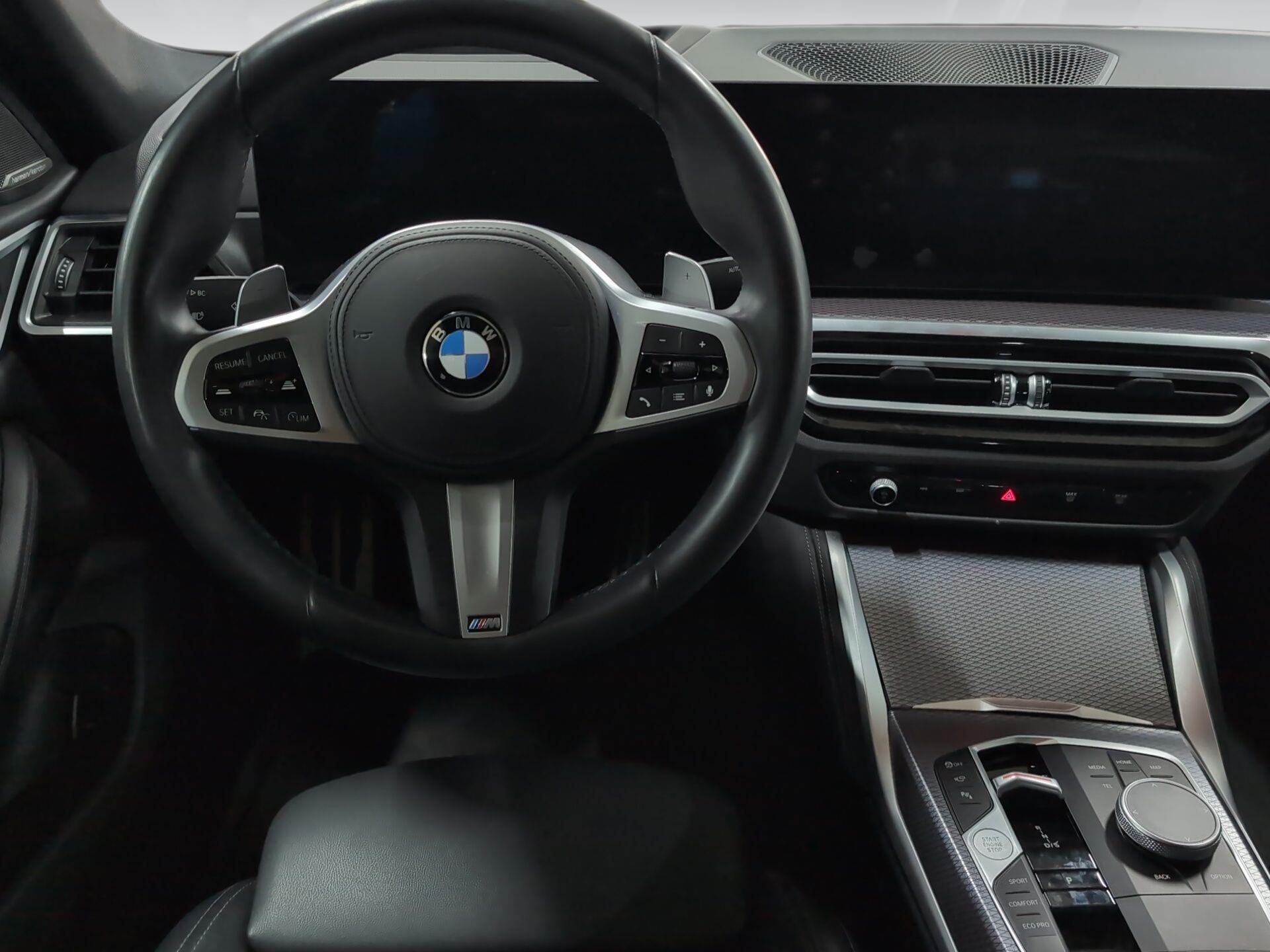 BMW Serie 4 420d Gran Coupe color Blanco. Año 2024. 140KW(190CV). Diésel. En concesionario Automotor Premium Velázquez - Málaga de Málaga