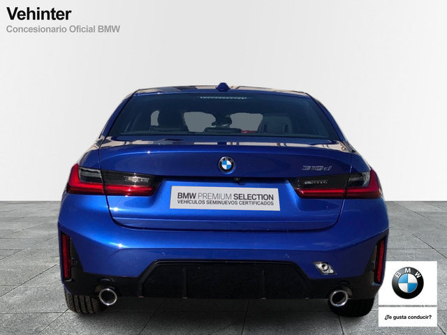 BMW Serie 3 318d color Azul. Año 2025. 110KW(150CV). Diésel. En concesionario Vehinter Getafe de Madrid