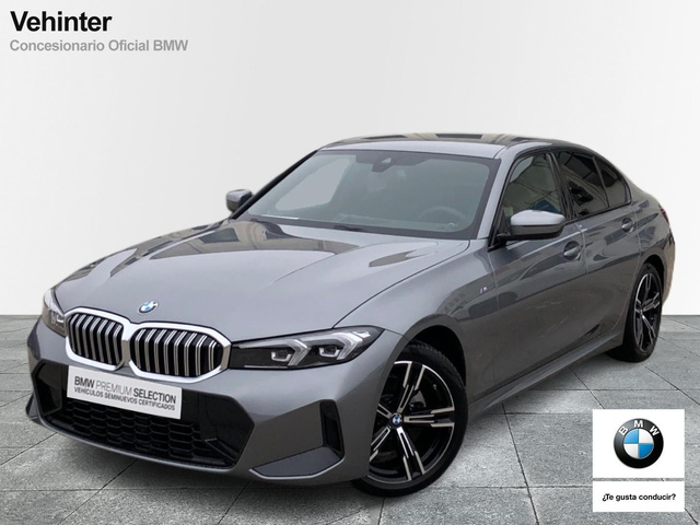 BMW Serie 3 320d color Gris. Año 2025. 140KW(190CV). Diésel. En concesionario Vehinter Getafe de Madrid