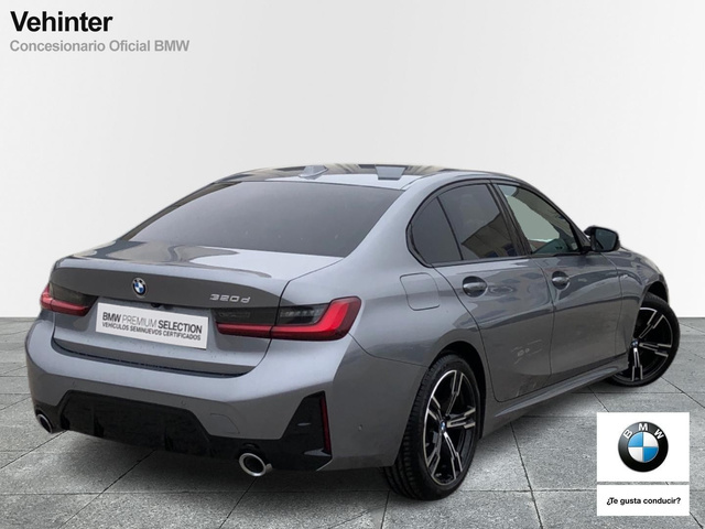 BMW Serie 3 320d color Gris. Año 2025. 140KW(190CV). Diésel. En concesionario Vehinter Getafe de Madrid