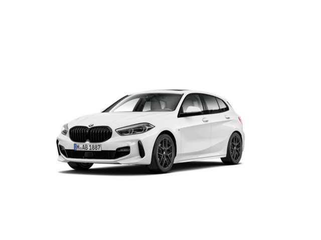 BMW Serie 1 116d color Blanco. Año 2021. 85KW(116CV). Diésel. En concesionario Augusta Aragon S.A. de Zaragoza