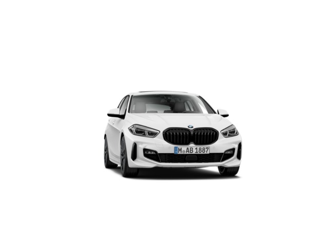 BMW Serie 1 116d color Blanco. Año 2021. 85KW(116CV). Diésel. En concesionario Augusta Aragon S.A. de Zaragoza