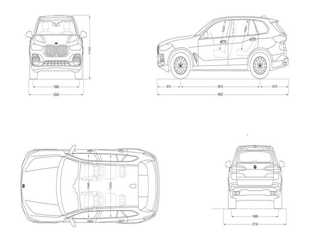 BMW X5 xDrive50e color Negro. Año 2024. 360KW(489CV). Híbrido Electro/Gasolina. En concesionario TACO de Sta. C. Tenerife
