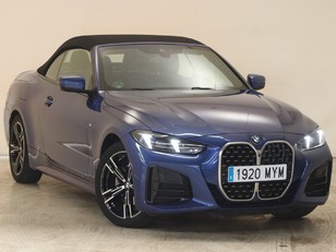 BMW Serie 4 420i Cabrio color Azul. Año 2025. 135KW(184CV). Gasolina. 