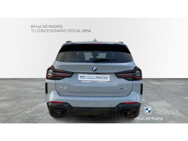 BMW X3 xDrive20d color Gris. Año 2021. 140KW(190CV). Diésel. En concesionario BYmyCAR Madrid - Algete de Madrid