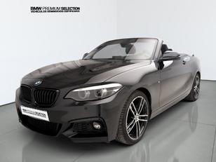 Fotos de BMW Serie 2 220i Cabrio color Negro. Año 2021. 135KW(184CV). Gasolina. En concesionario Automotor Premium Viso - Málaga de Málaga