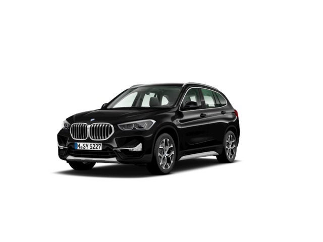 BMW X1 sDrive18i color Negro. Año 2021. 100KW(136CV). Gasolina. En concesionario BYmyCAR Madrid - Algete de Madrid